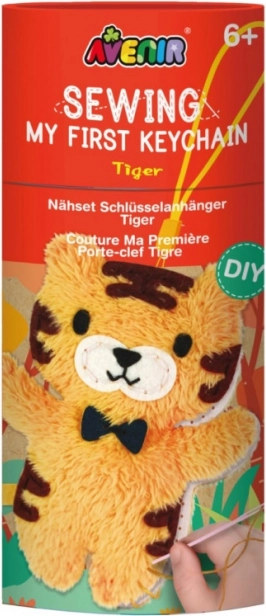 Sæt til at sy nøglering - Tiger