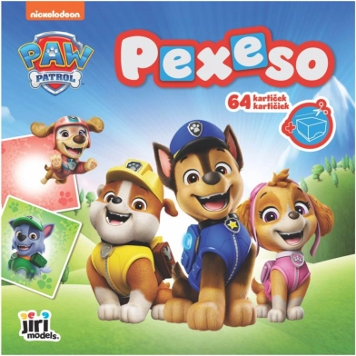 Pexeso i hæfte Paw Patrol 64 kort 21,5 × 21,5 cm