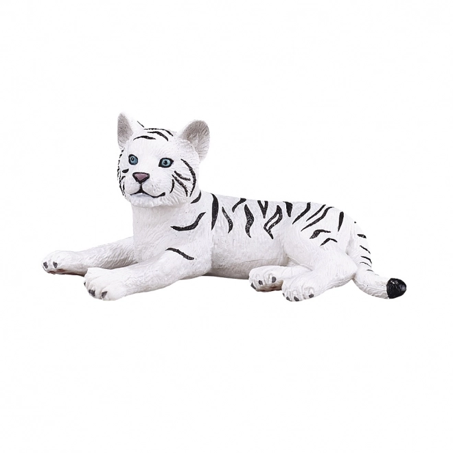 Hvid Tigers Figur Liggede