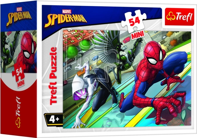 Minipuslespil 54 brikker Spider-Man fra Trefl