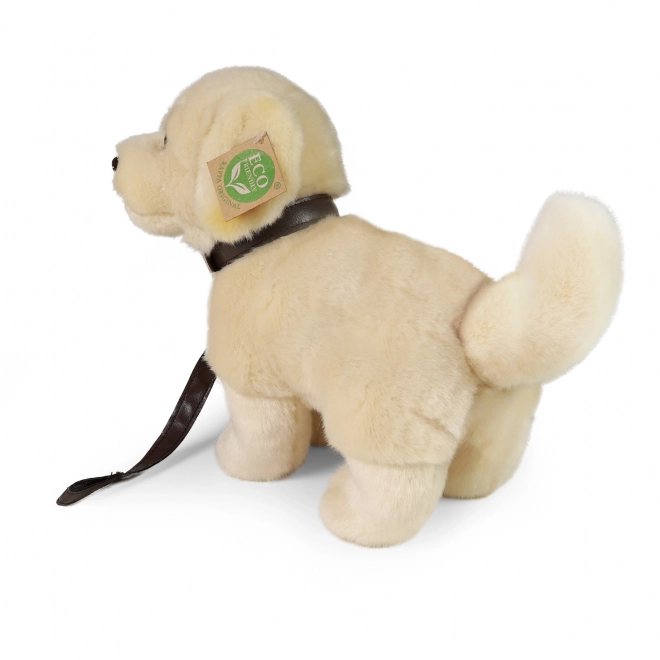 Plys Hund Golden Retriever med snor 25 cm