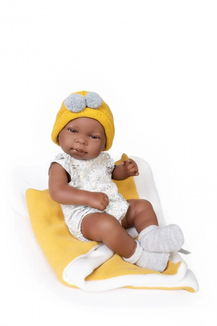Antonio Juan 50287 MULATO - realistisk dukke baby med hel vinylkrop - 42 cm