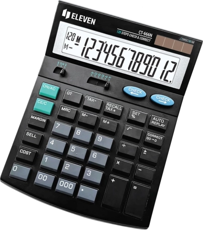 Lommeregner ELEVEN CT666N sort