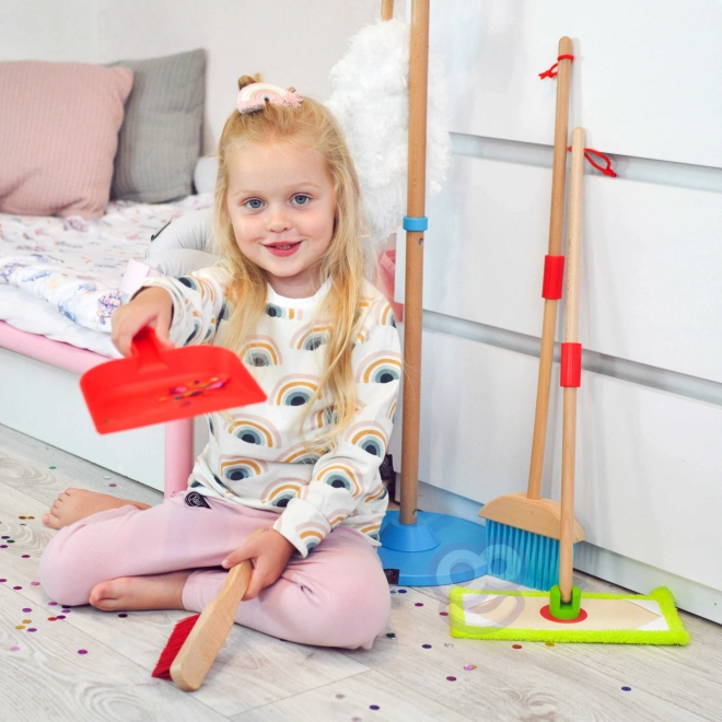 Træsæt til rengøring for børn Tooky Toy