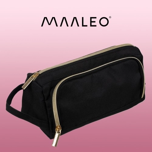 Dobbelt foldbart penalhus - sort Maaleo 24502