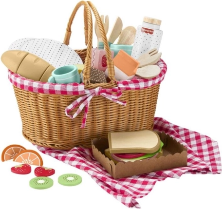 Træ-picnickurv FISHER-PRICE