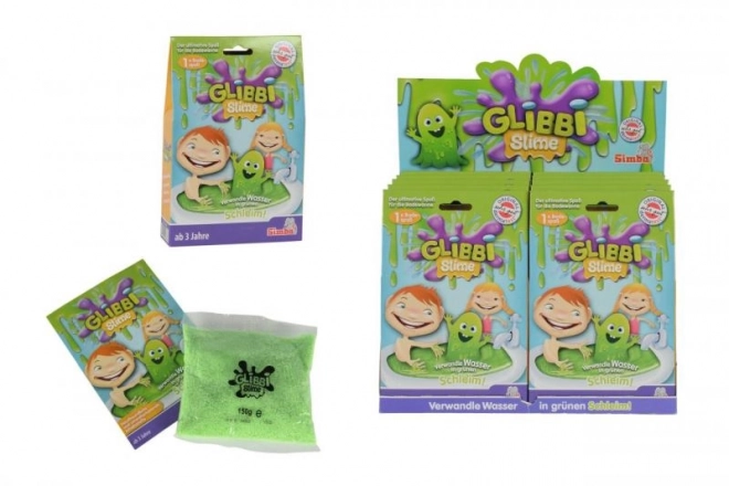 Glibbi Slime Sliz grøn