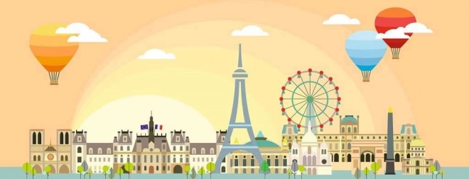 Panoramapuslespil 1000 brikker – PARIS fra Ravensburger