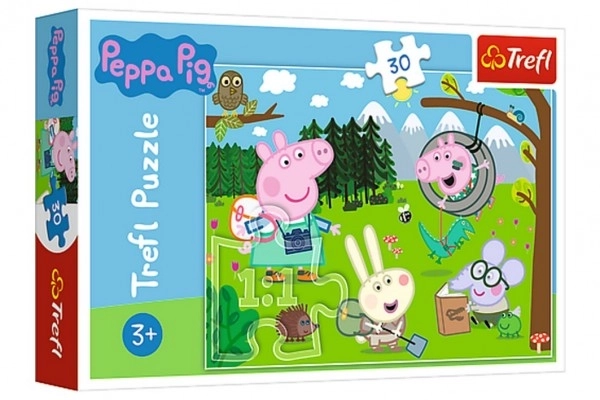 Puzzle Trefl Peppa Pig Skovudflugt 30 stykker