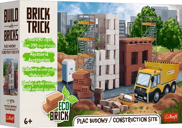 Trefl Brick Trick byggeplads XL byggesæt 290 dele