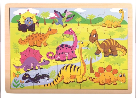 Puslespil Dinosaurer