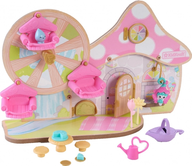 Alfehus med pariserhjul KIDKRAFT Lil' Green World