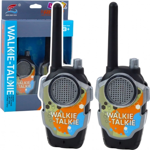 Walkie-talkier til børn – sæt med 2 stk., rækkevidde op til 1000 m