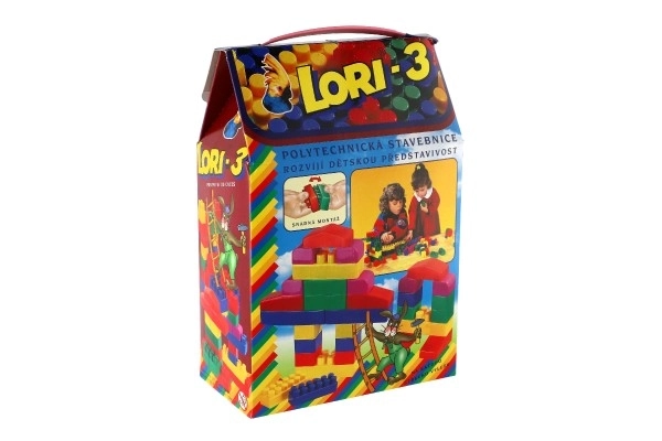 Byggesæt LORI 3 plast 50 stk. i kasse 19x28x10cm