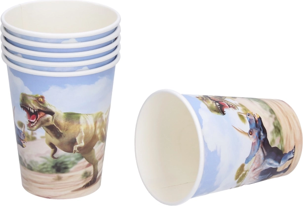 Papirfestkopper Dino 250 ml (6 stk)