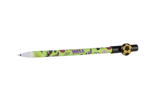 Sletbart pen oval fodbold 16cm plast 6 farver 36stk i kassen