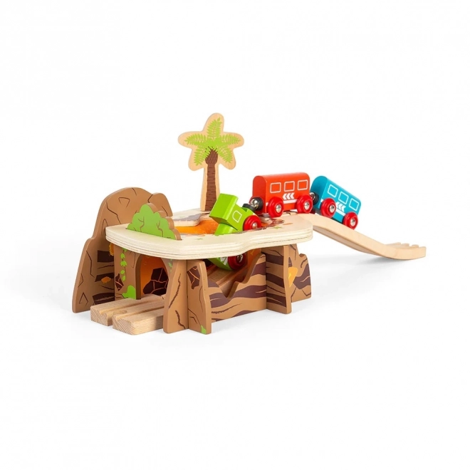 Bigjigs Rail Tunnel Lava-Grube
