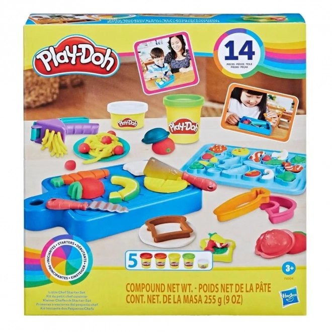Play-Doh-sæt Lille kok og skærelæring