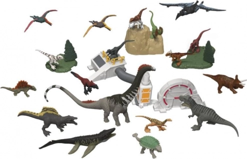 julekalender JURASSIC WORLD 2025 – mini-dinosaurer og scene