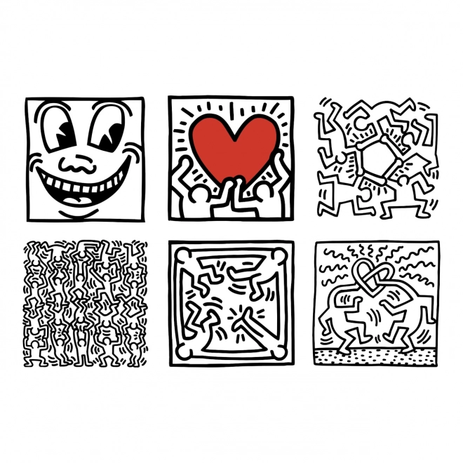 Vilac Billeder Terninger Keith Haring