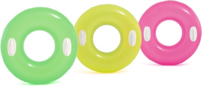 Oppustelig ring med håndtag Intex 76 cm