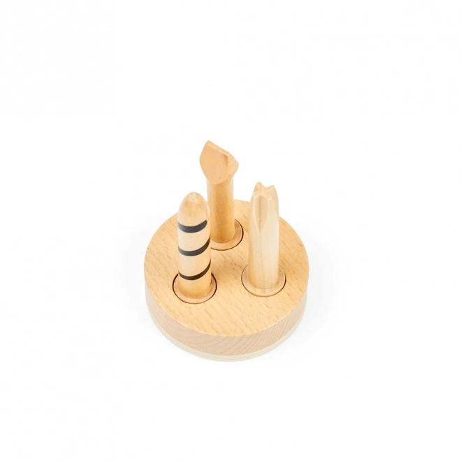 Bigjigs Toys Træboremaskine
