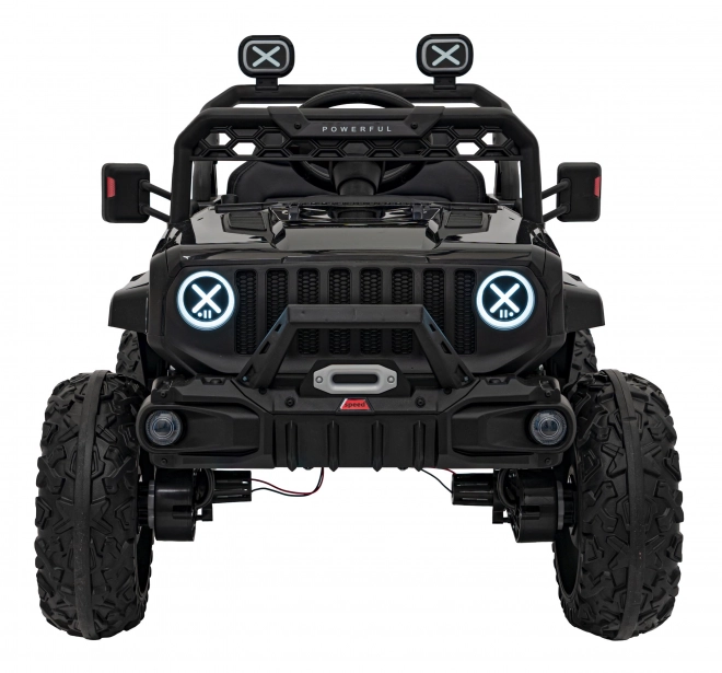 Børne elektrisk off-road bil sort