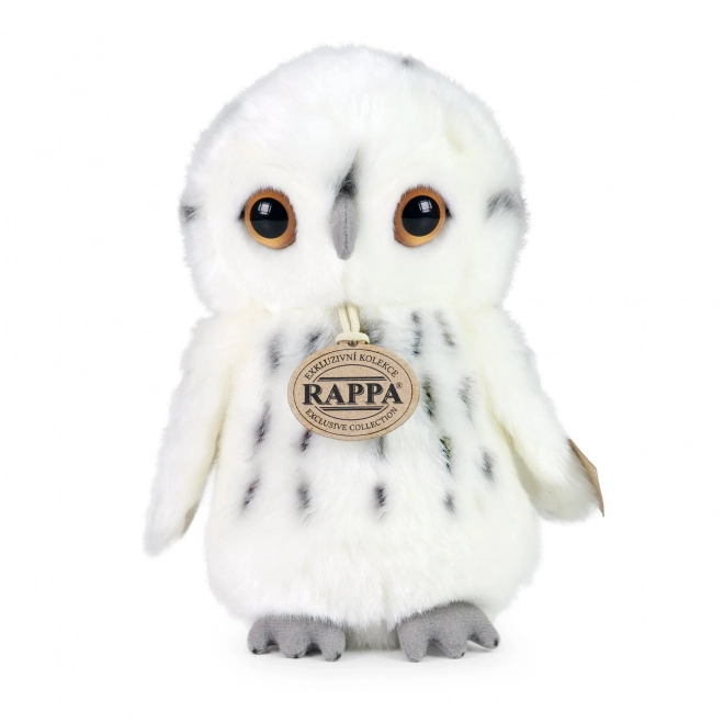 Rappa Plys snehvid ugle 18 cm ECO-FRIENDLY