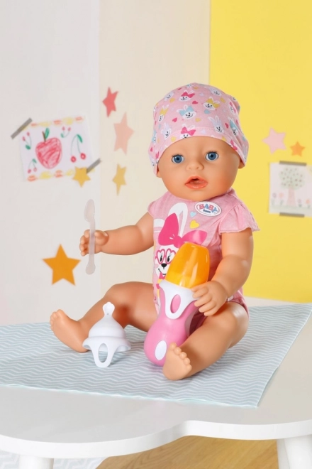 Interaktiv flaske og ske til BABY Born dukker