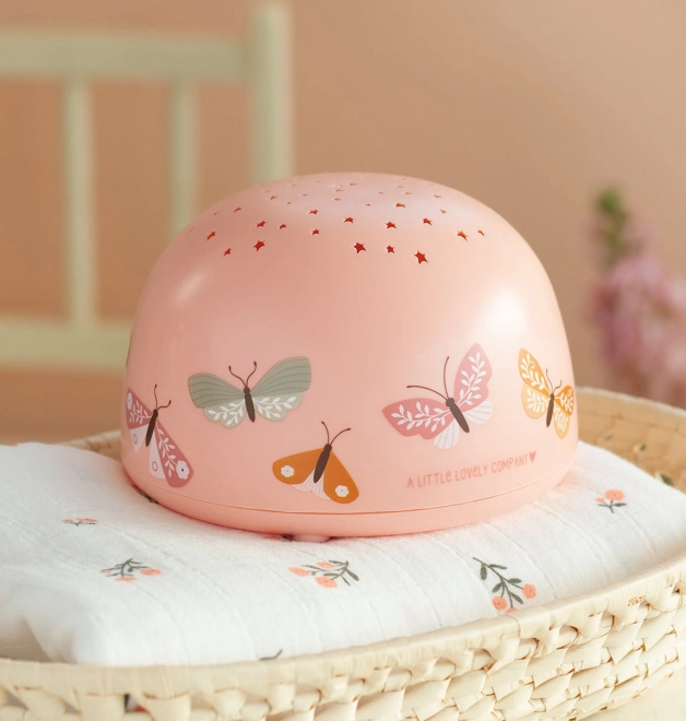 A Little Lovely Company Projektorlampe – Sommerfugle