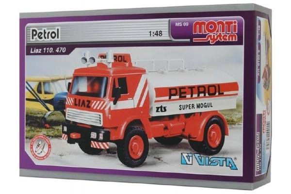 Byggesæt Monti System MS 09 Petrol Liaz 1:48 i æske 22x15x6cm