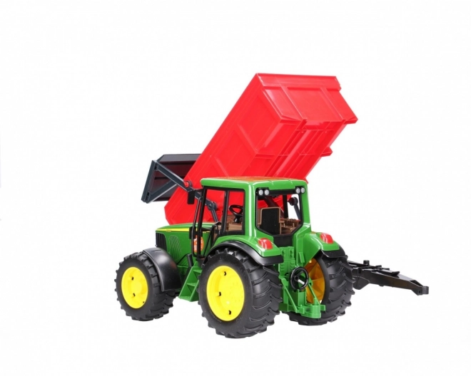 Bruder Traktor John Deere og tipvogn