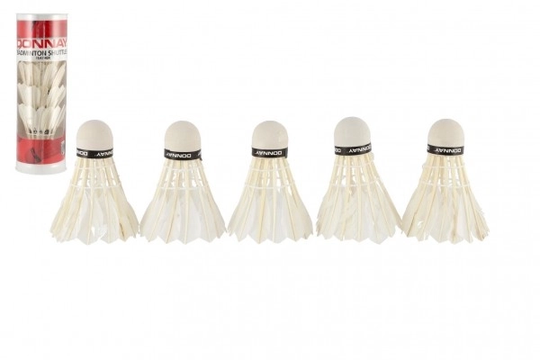 Bolde/Kurver til badminton fjerbolde 5 stk i rør 6,5x19,5x6,5cm