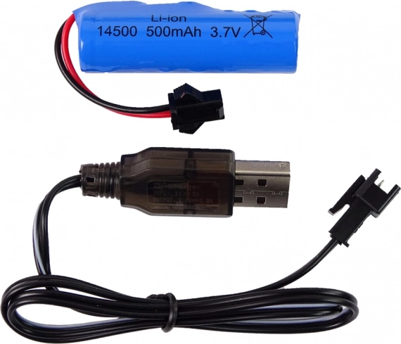 Genopladeligt batteri og USB-opladning