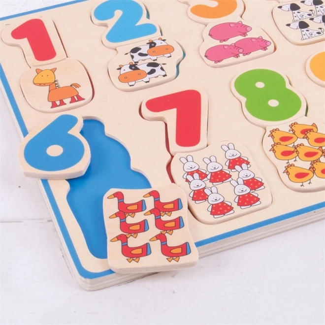 Regnepuzzle Bigjigs Legetøj