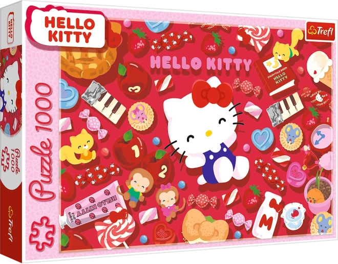 Puslespil Hello Kitty 1000 brikker