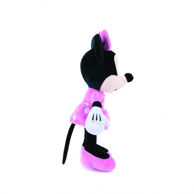 Plys-Minnie i lyserød kjole 30 cm
