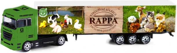 Autolastbil eksklusiv plysh – metalmodel 1:87 med trailer