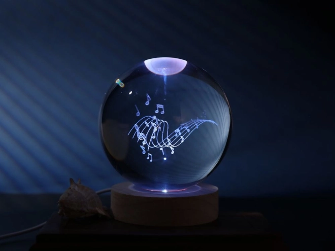 Krystal lampe Musik 10 cm