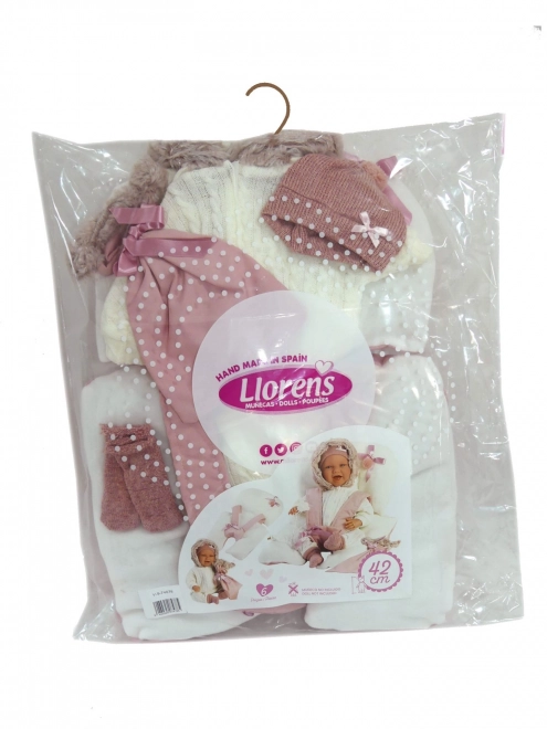 Llorens M740-78 tøj til babydukke NEW BORN størrelse 40-42 cm