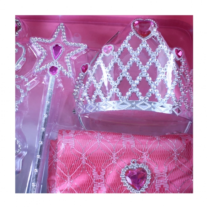 Sæt prinsesse med pink taske