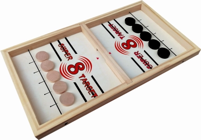 Træbordhockey 55,5x29,5 cm