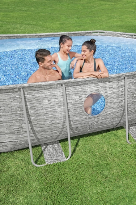 Selvstændig pool Bestway Power Steel Swim Vista 427 x 250 x 100 cm