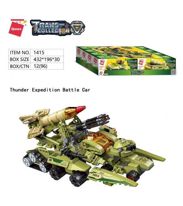 Qman Thunder Expedition Kampbil 1415 sæt 8v1