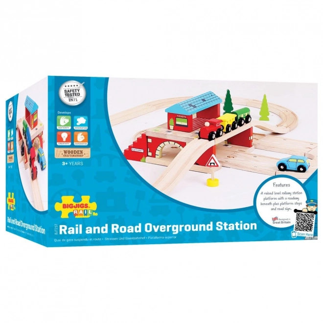 Bigjigs Rail Station over vejen