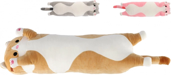 Plysbamse Liggende Kat 65 cm