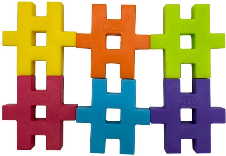 Store brikker til små hænder