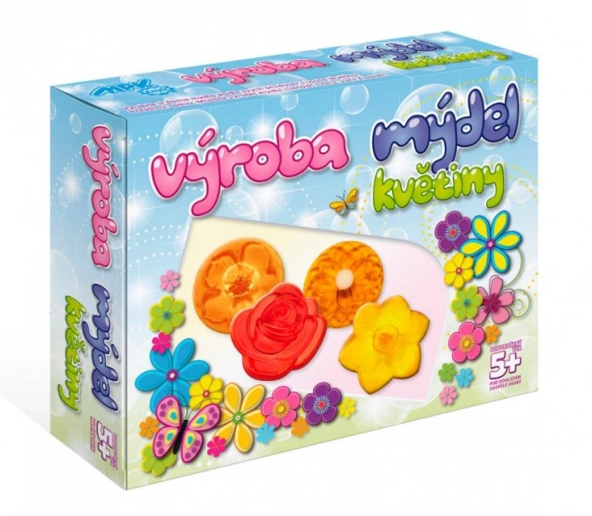 Kreativt sæt til sæbeproduktion - Blomster