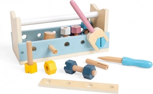 Trækasse til værktøj 2-i-1 BIGJIGS TOYS