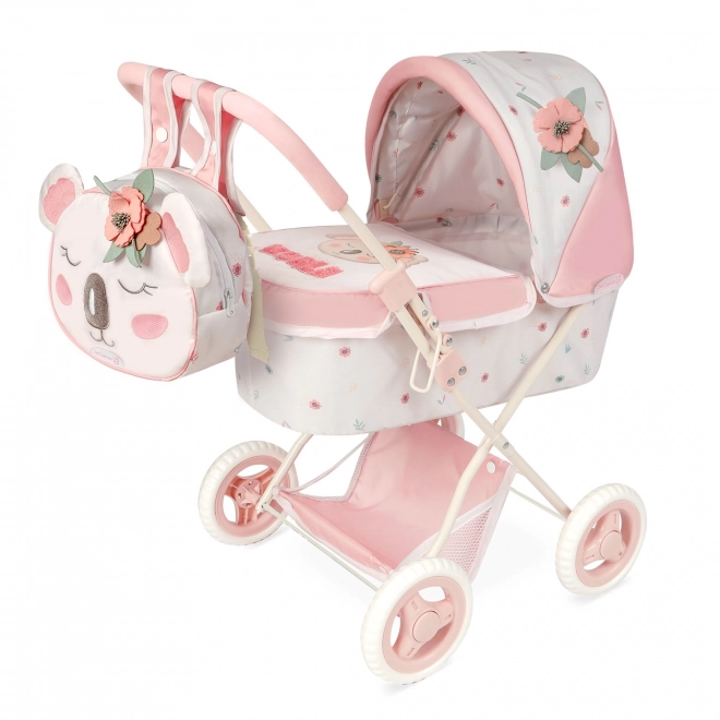 DeCuevas 85079 Foldbar Dukkevogn med Rygsæk KOALA 2024 - 60 cm